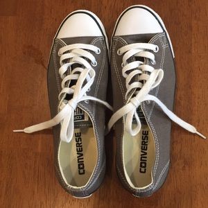 Converse dark gray All Star Chuck Taylor sneakers